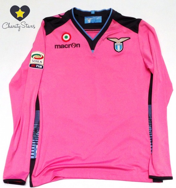 Marchetti Lazio match iussed shirt, Serie A 2013/2014 - signed