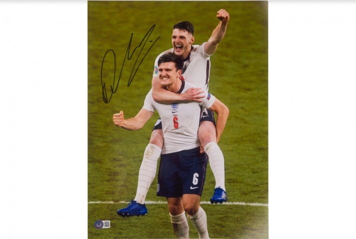 Declan Rice Signed Photograph