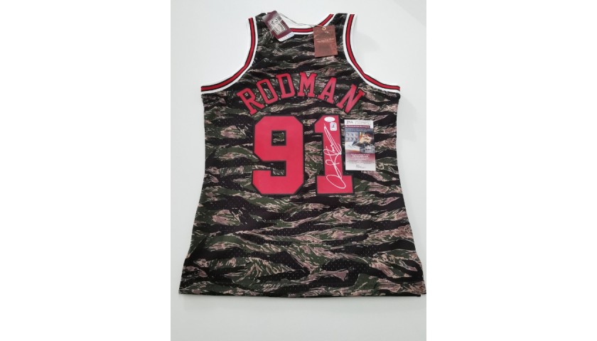 Dennis Rodman Chicago Bulls NBA Signed Shirt