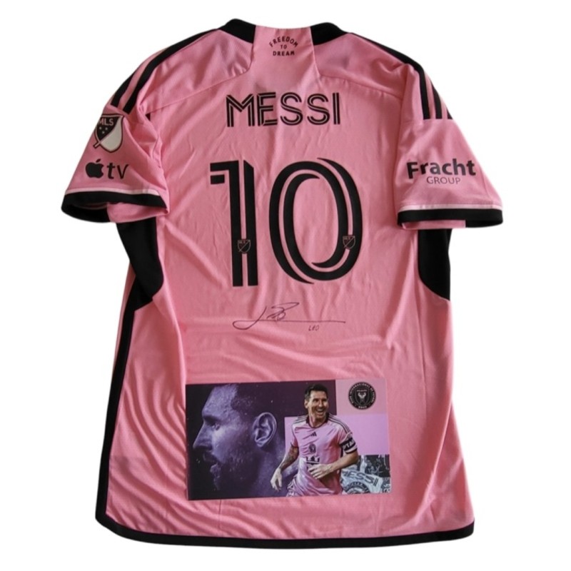 Maglia Preparata Messi New England Revolution vs Inter Miami, 2024 - Autografata