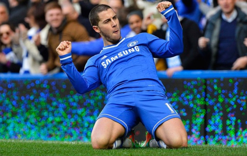 Hazard's Official Chelsea Signed Shirt, 2012/13