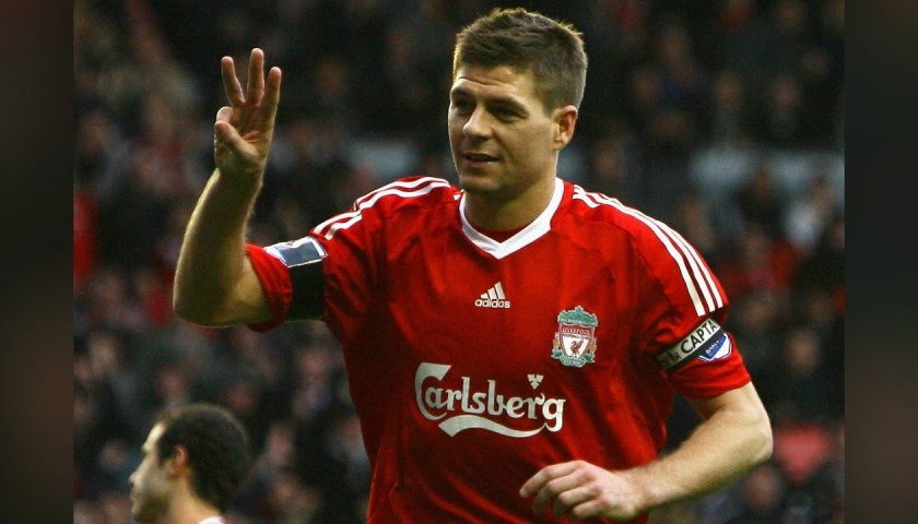 Gerrard's Official Liverpool Signed Shirt, 2009/10