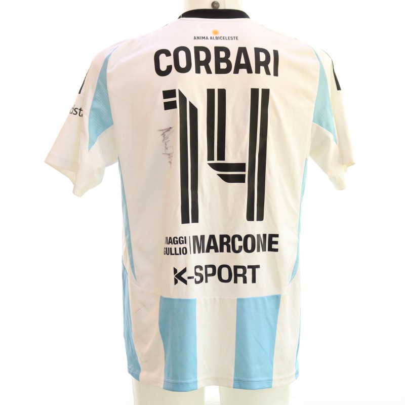 Corbari's Unwashed Signed Shirt, Virtus Entella vs Juventus Next Gen 2023