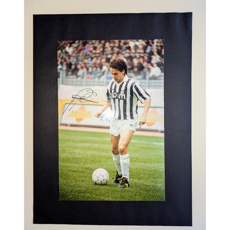 Fotografia - Autografata da Roberto Baggio