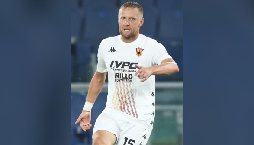 Glik's Benevento Match Shirt, 2020/21 - Signed by the Players
