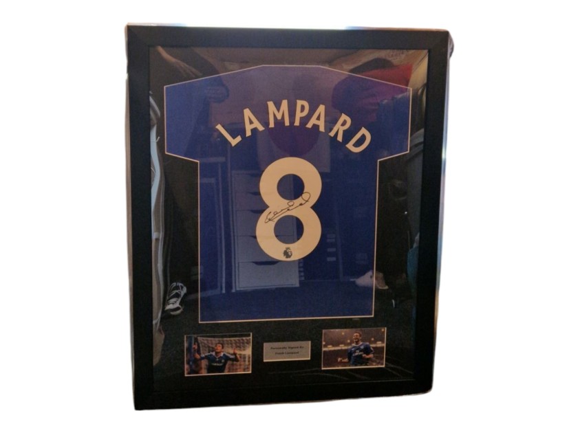 Maglia Chelsea 2008/09 Frank Lampard - Autografata e incorniciata