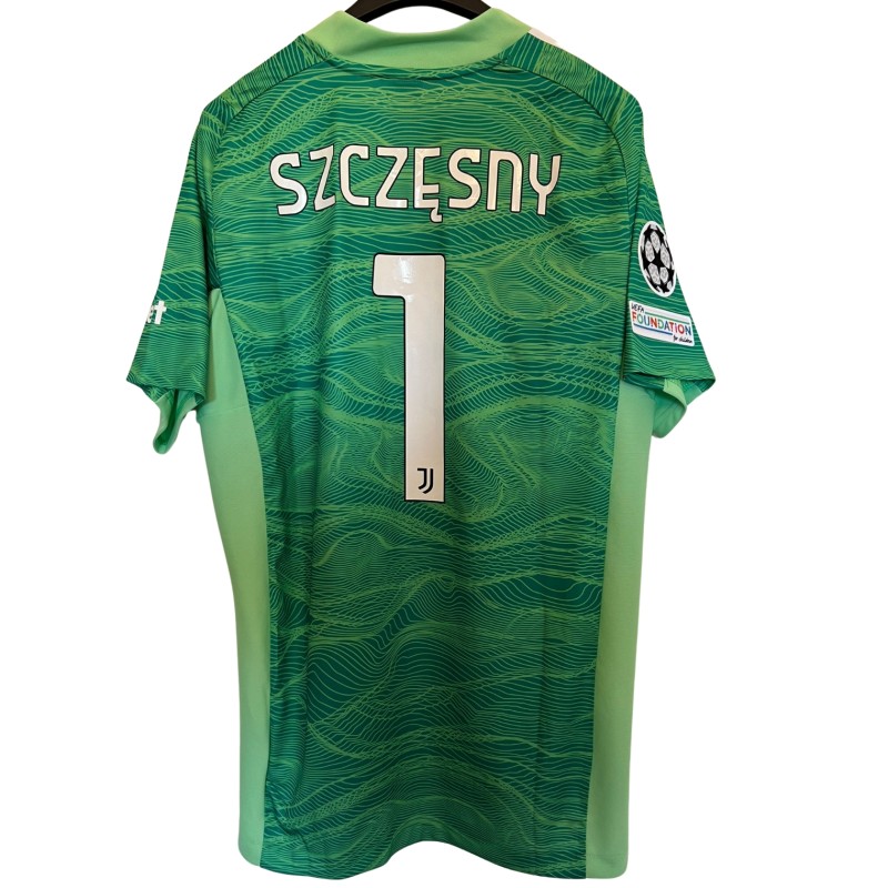 Szczesny's Juventus Match-Issued Shirt, 2021/22