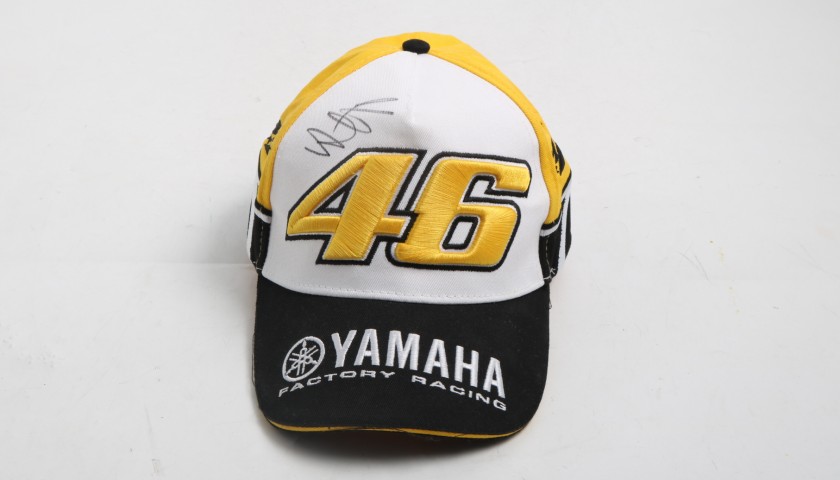 Official Yamaha Cap Signed by Valentino Rossi