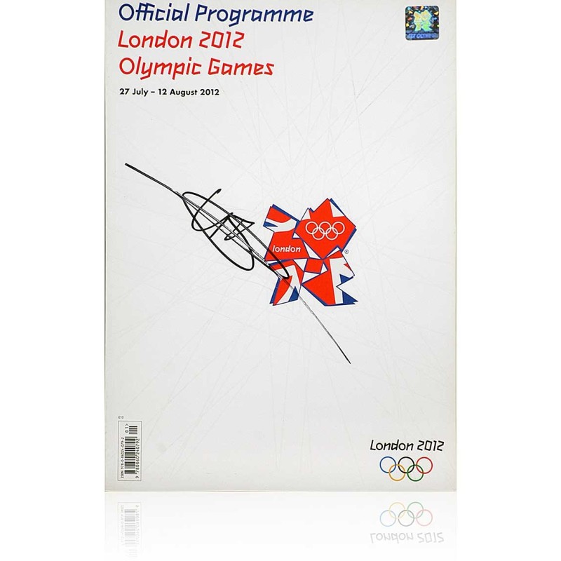 Programma olimpico di Londra 2012 - Autografato da Usain Bolt