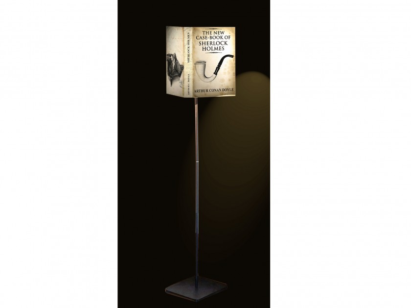 Abat-Book "Sherlock Holmes" lamp with base by Art Frigò