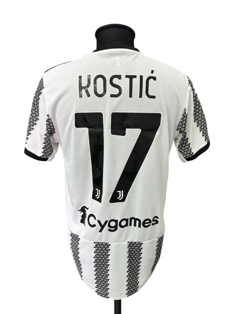 Maglia Kostic Unwashed Juventus vs Roma, 2022