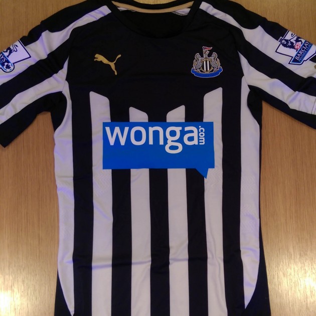 Coloccini's Newcastle United match worn shirt, 2014/2015 Premier League