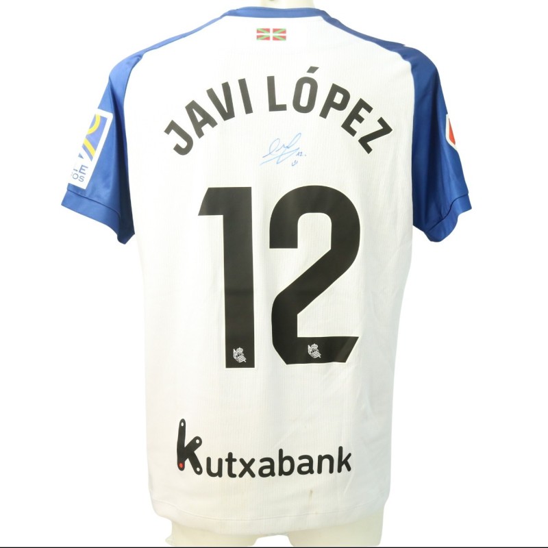 Maglia Javi López unwashed Real Sociedad vs Real Madrid 2024 "Edizione Limitata Chillida" - Autografata