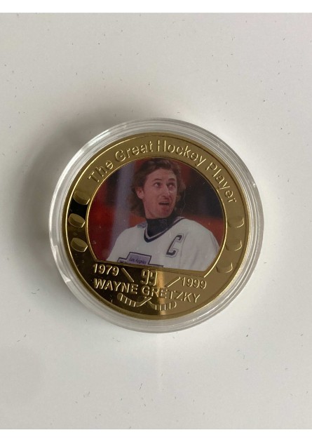 Wayne Gretzky Gold Plated Coin