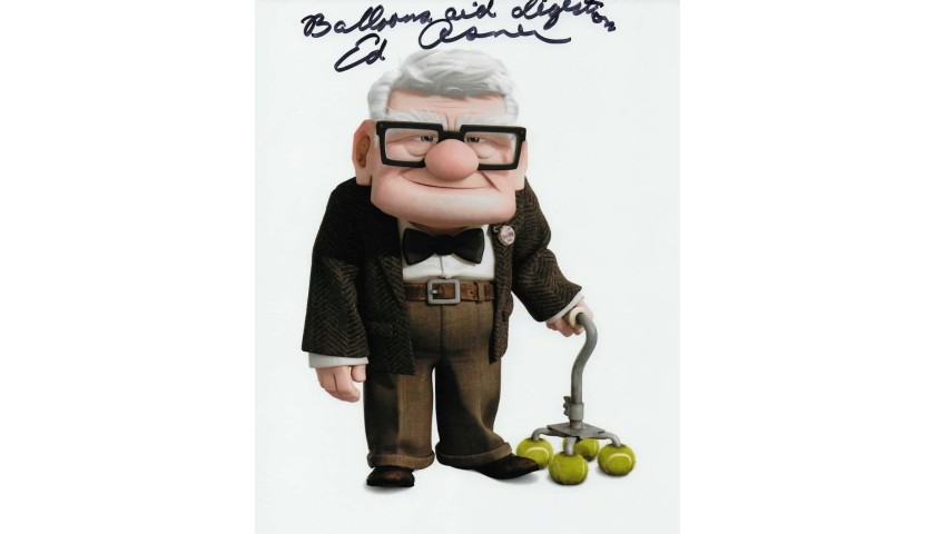 Carl Fredricksen "UP" Photograph Signed by Ed Asner 