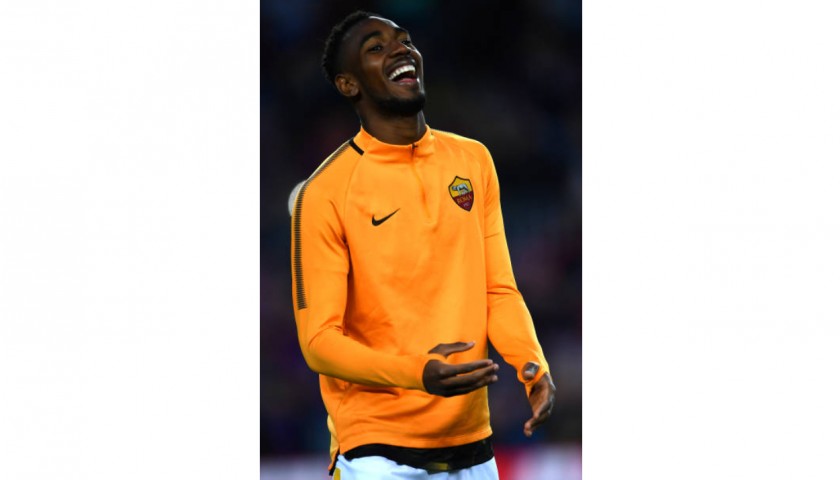 Gerson's AS Roma Match-Issued Shirt, 2018/19