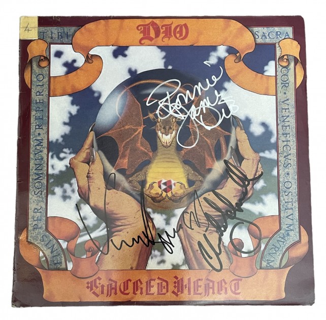 Dio Signed Sacred Heart Vinyl LP