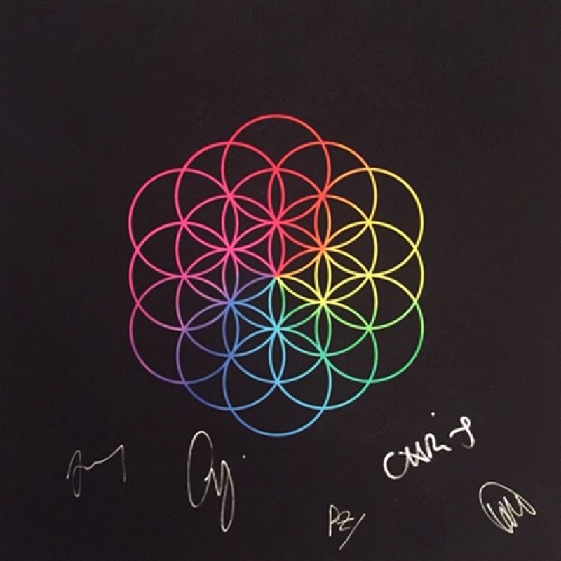 Signed Coldplay Giclee Print