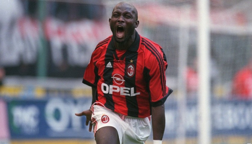 Weah's Official Milan Signed Shirt, 1998/99