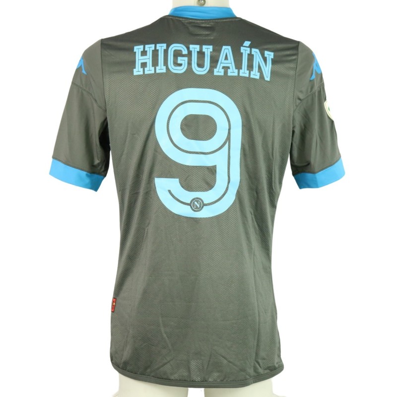Higuain's Napoli Match Shirt, 2015/16