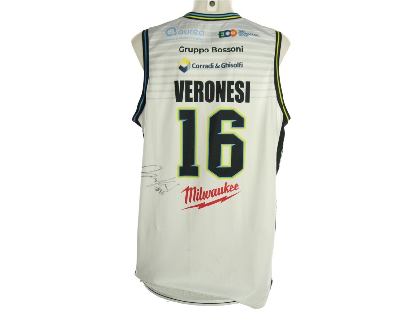 Completo Veronesi Unwashed Vanoli Basket Cremona vs Reyer Venezia, 2026 - Autografato