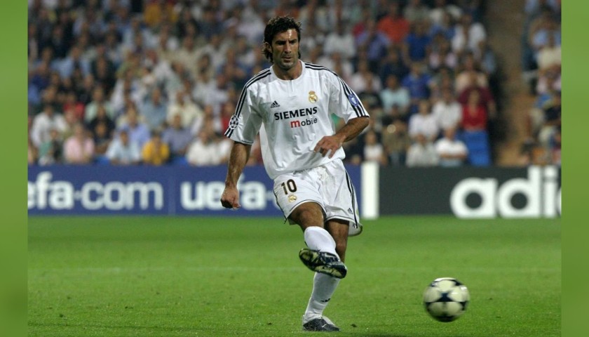 Figo's Official Real Madrid Signed Shirt, 2003/04