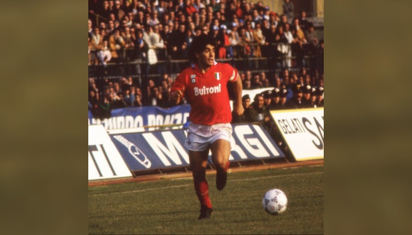 Maradona's Napoli Match-Issued Signed Shirt, 1986/87 