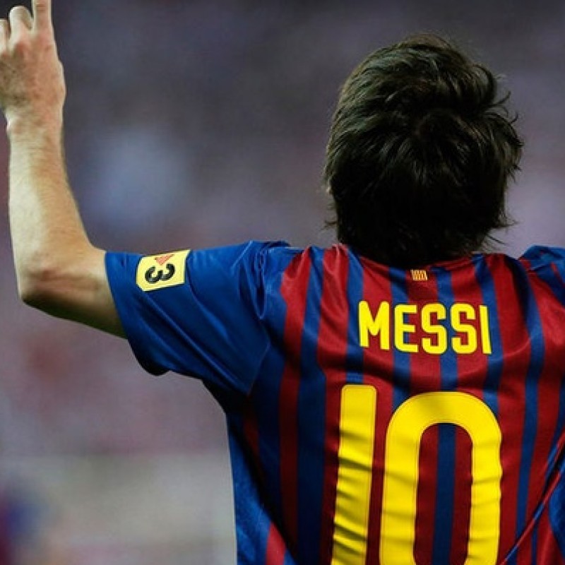 Messi's match shirt, Copa del Rey Final  2012
