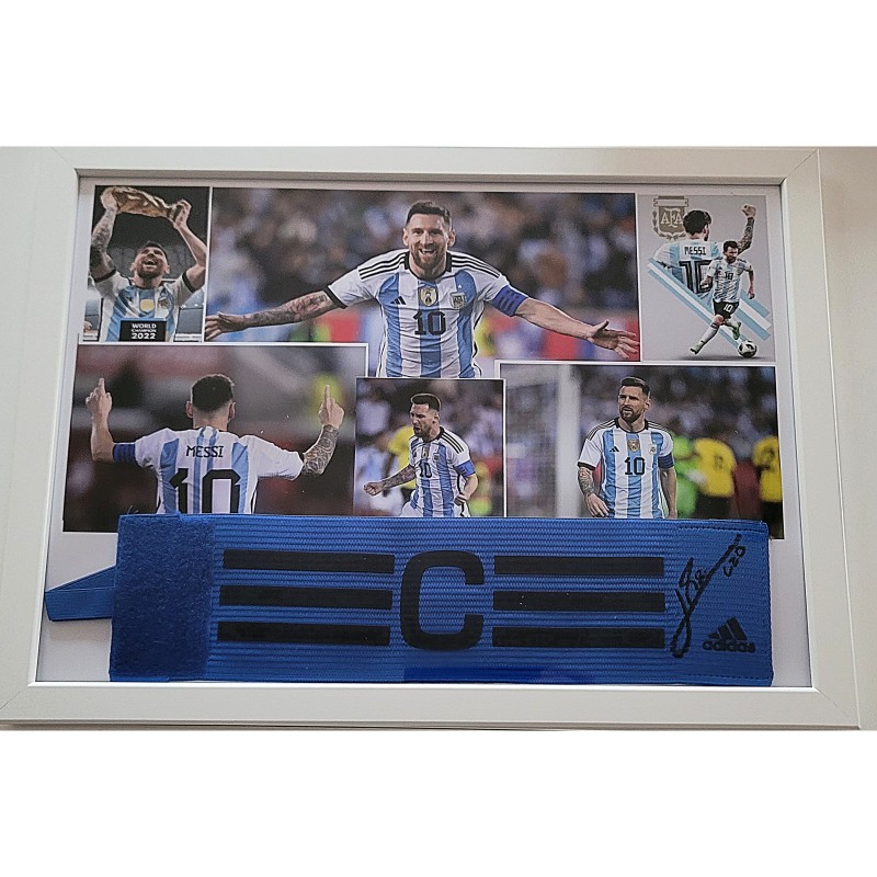 Adidas Match Armband - Signed by Lionel Messi