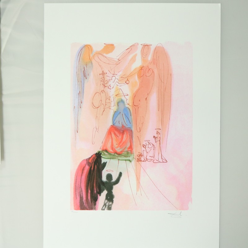 Hand-signed Lithography by Salvador Dali