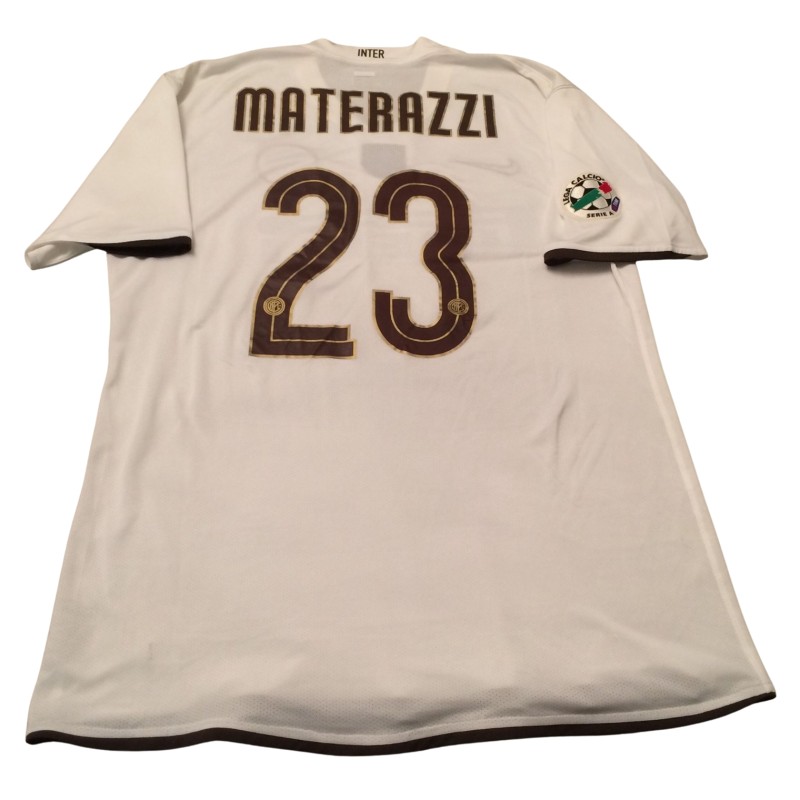 Materazzi's Inter Match-Issued Shirt, 2006/07