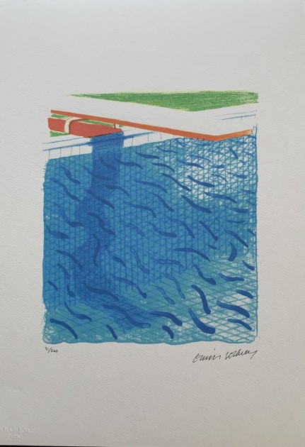 David Hockney Signed Offset Lithograph