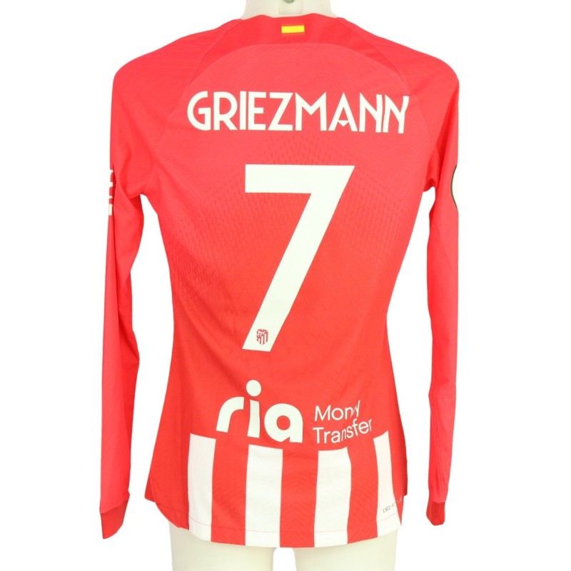 Griezmann's Issued Shirt, Real Madrid vs Atletico Madrid Spanish Supercup 2024