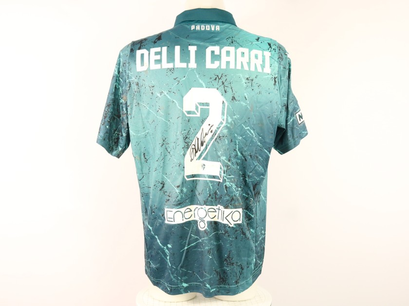 Delli Carri's unwashed Signed Shirt, Triestina vs Padova 2023 
