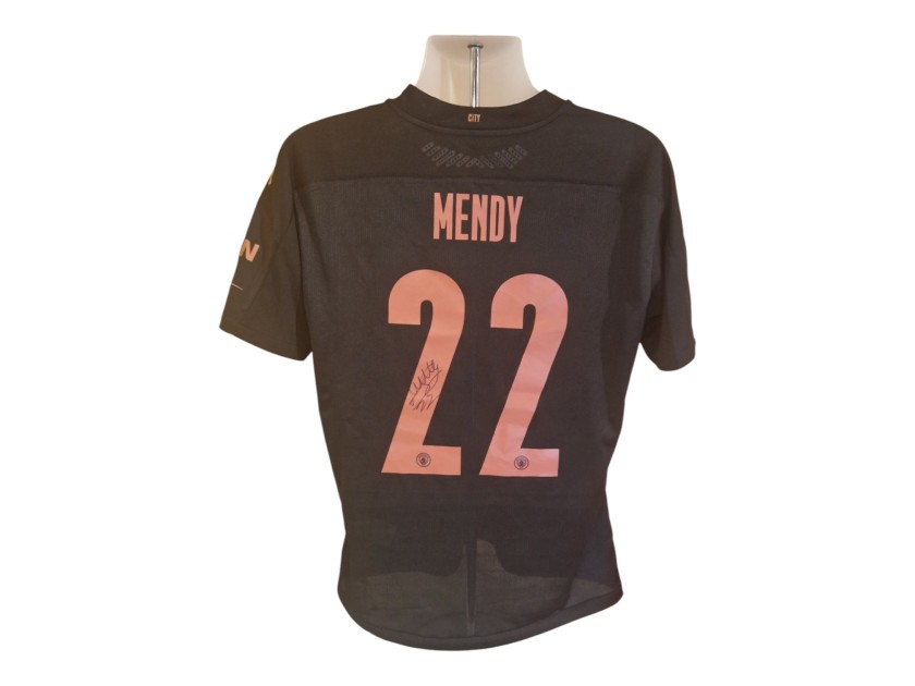 Benjamin Mendy's Manchester City 2020/21 Signed Official Away Shirt