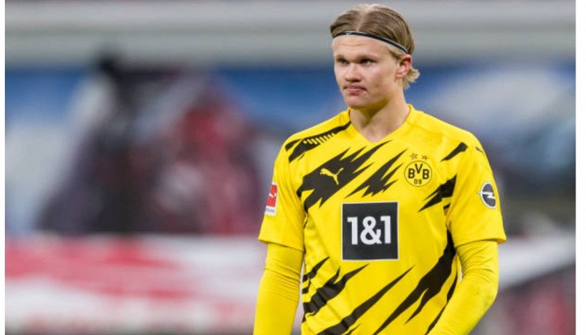 Haaland's Borussia Dortmund Match Shirt, 2020/21