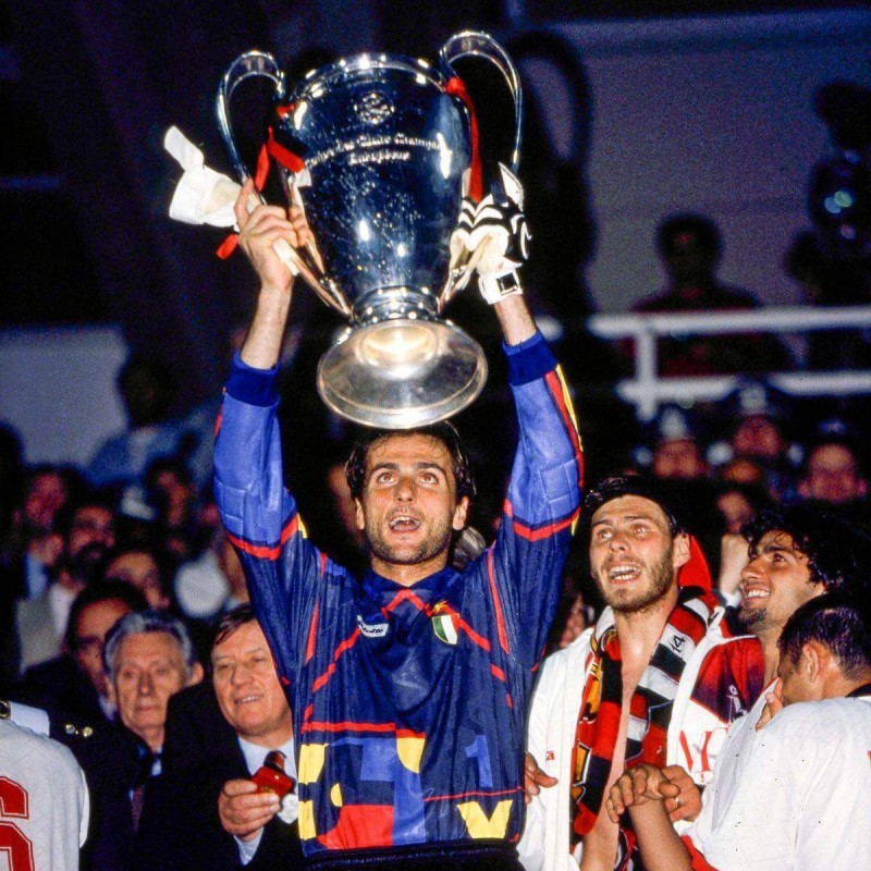 Rossi's AC Milan Match Shirt, Athens Final 1994