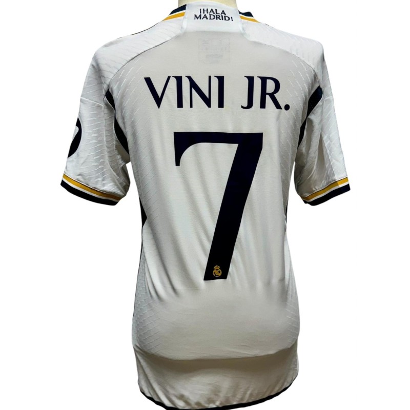 Vinícius Júnior's Match-Issued Shirt, Real Madrid vs Borussia Dortmund UCL Final 2024