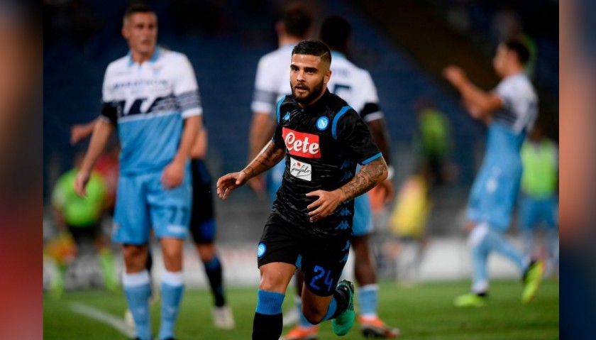 Insigne's Napoli Match-Issue Signed Shirt, 2018/19