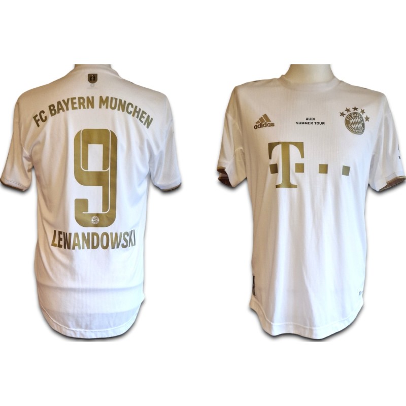 Lewandowski's Bayern Munich 2021/22 Match Issued Shirt