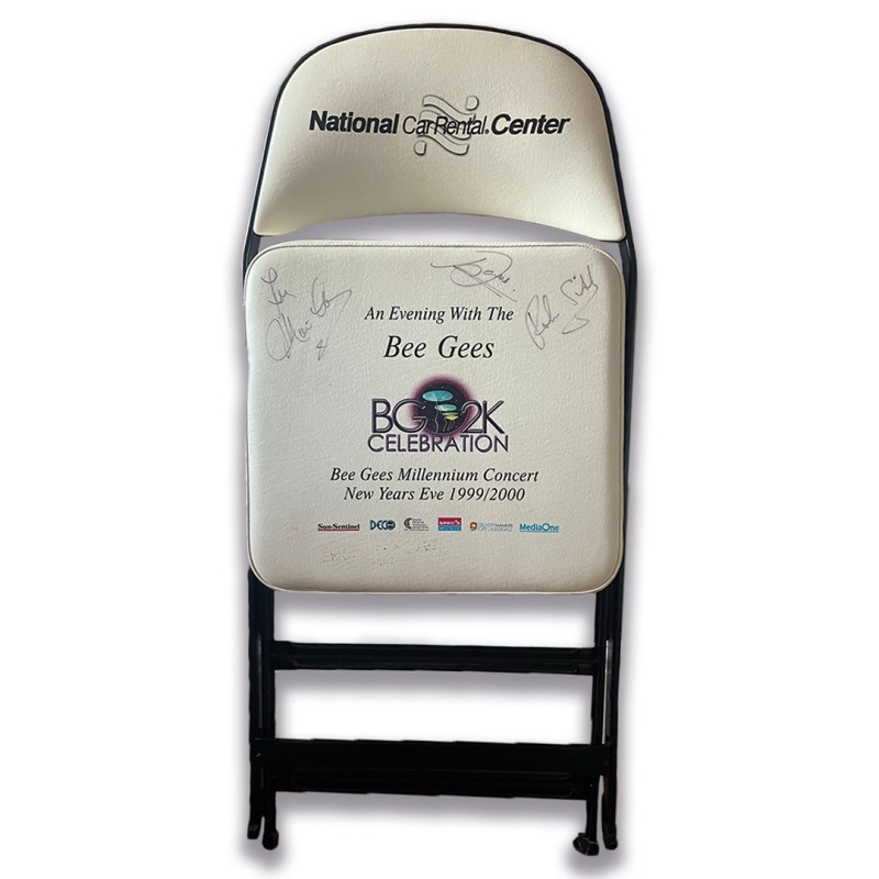 The BeeGees' Signed Millenium Concert Chair