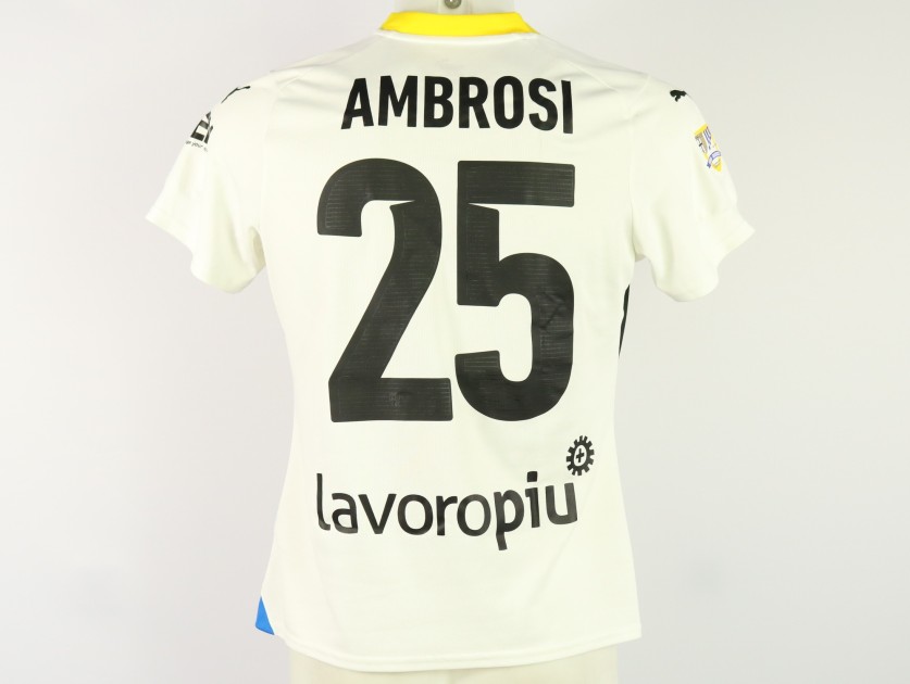 Ambrosi's Unwashed Shirt, Parma vs Tavagnacco 2023 - Patch 110 Years