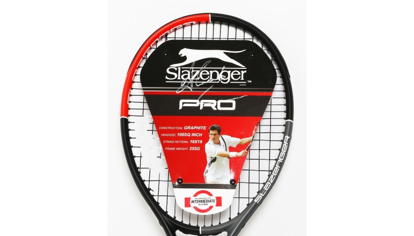 Slazenger Pro Tennis Racket Signed by Tim Henman