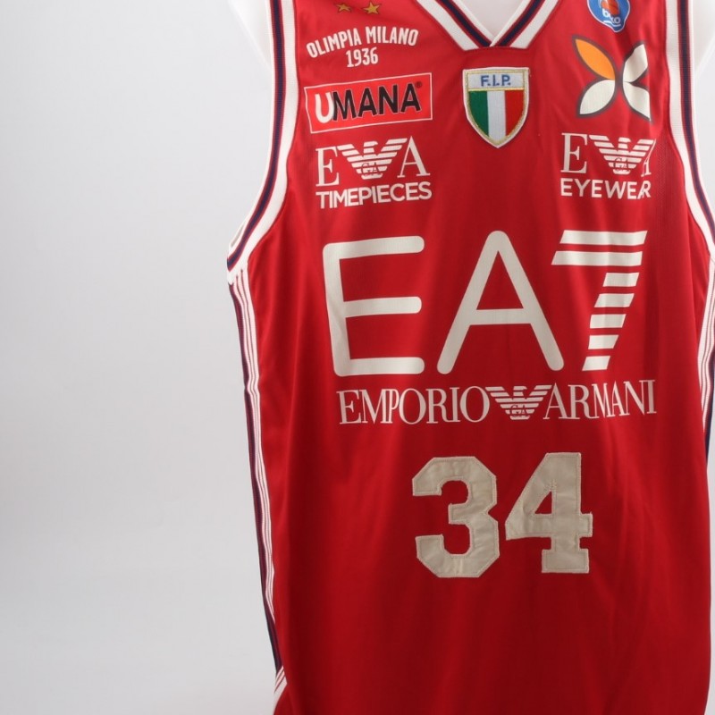Official Moss Olimpia Milano shirt signed by the team