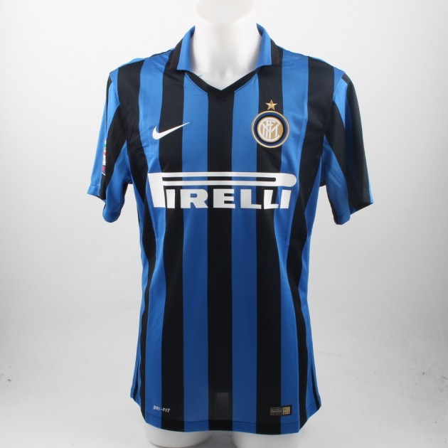 Match worn Jovetic shirt, Inter-Juventus Serie A 18/10/2015