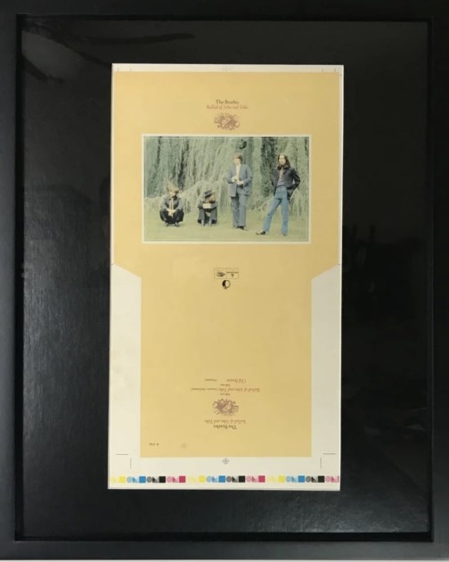 Stampa proof of artist Beatles “Ballata di John e Yoko