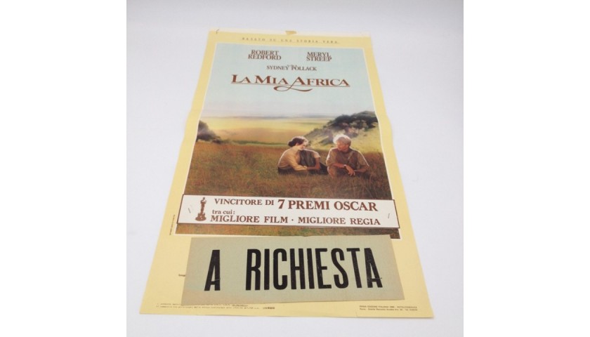 “La mia Africa” Italian Language Poster, 1986