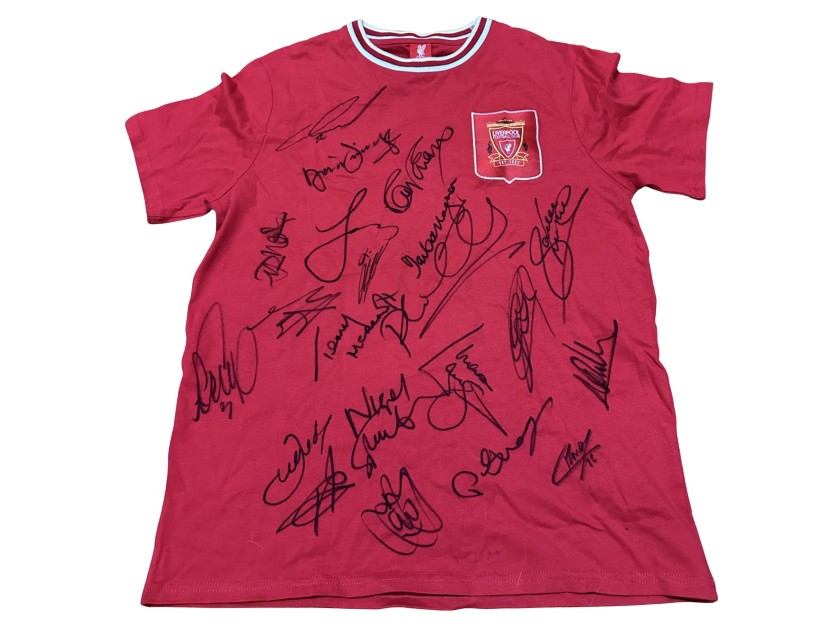 Liverpool Official Shirt, 2023 - Signed by the Team