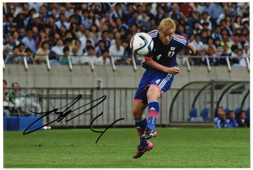 Fotografia Autografata da Keisuke Honda