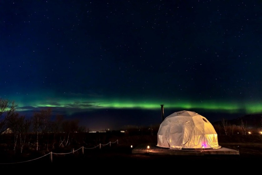 Iceland Escape with 3 Nights in a Luxury Geodesic Dome for Two